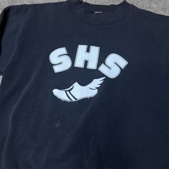 American Vintage 70s 80s High School Crew Sweatshirt - Picture 3 of 6